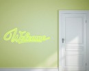 Welcome Quotes Wall Decal Family Vinyl Art Stickers